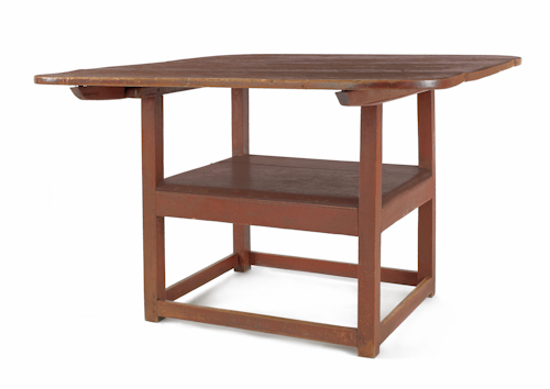 New England pine chair table ca.