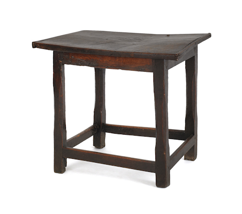 George I diminutive oak table c.