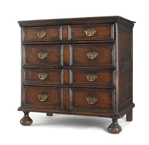 George I oak chest of drawers ca.