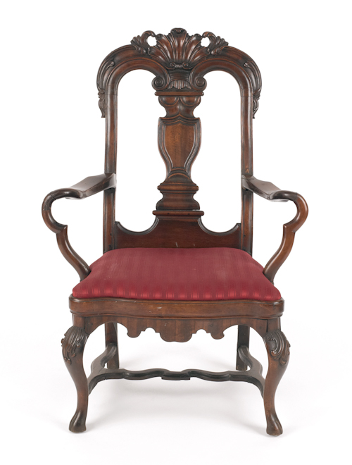 North European Queen Anne mahogany 174a8f