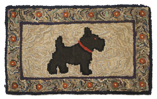 American hooked rug early 20th