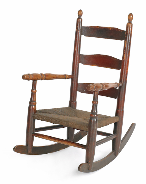 Child s ladderback rocking chair 174ae8