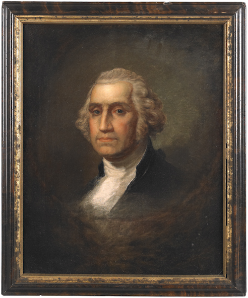 Oil on canvas portrait of George 174af5
