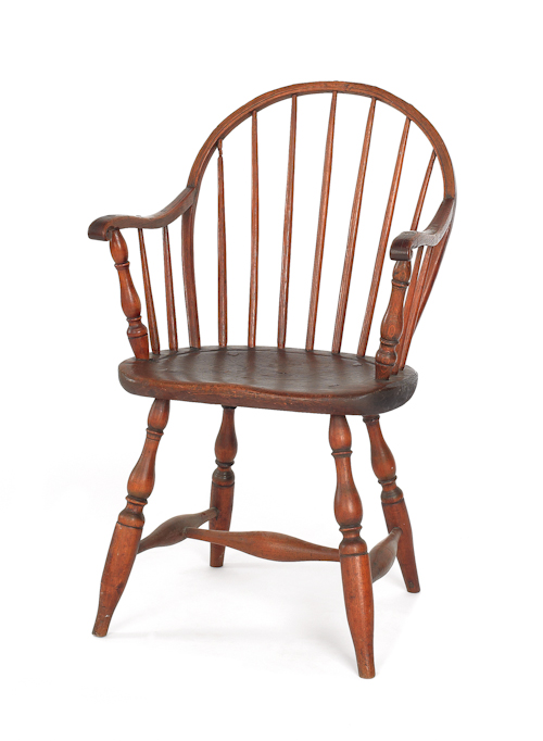 Bowback Windsor armchair ca 1810  174b11