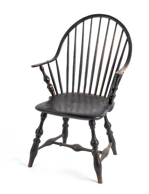 Continuous arm Windsor chair ca  174b1f