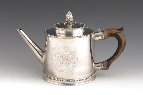 Philadelphia silver teapot ca.