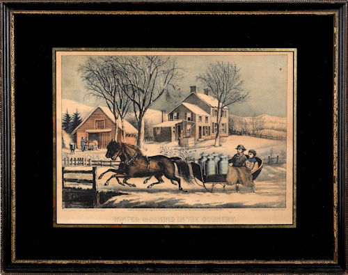 Currier & Ives small folio lithograph