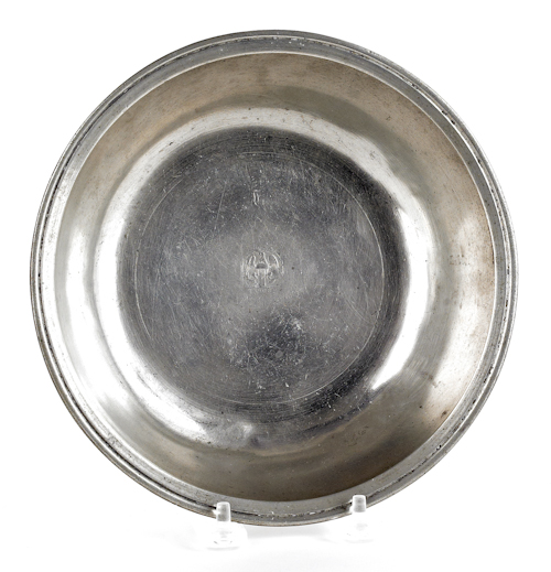 Boston Massachusetts pewter basin 174b8c