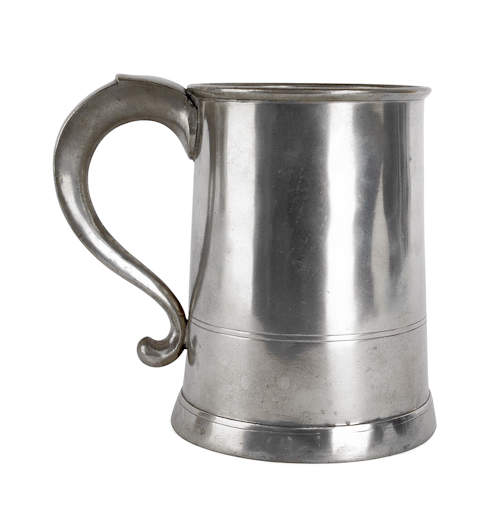 Hartford Connecticut pewter mug ca.