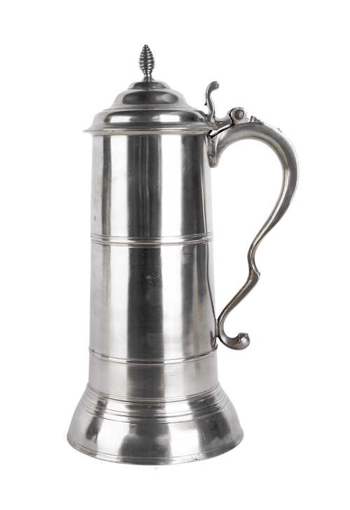 Hartford Connecticut pewter flagon 174baa