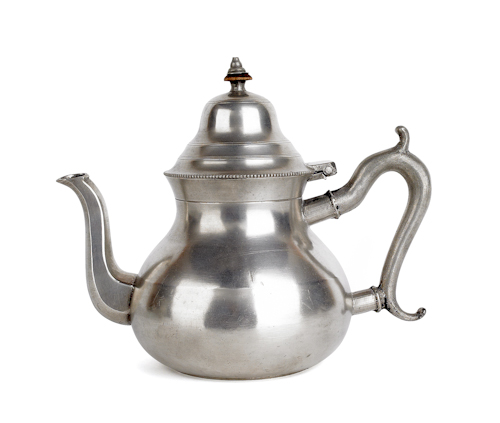 Hartford Connecticut pewter teapot