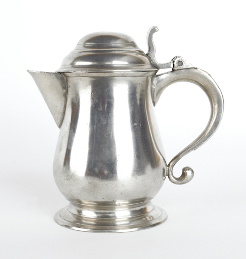 Philadelphia pewter tankard attributed