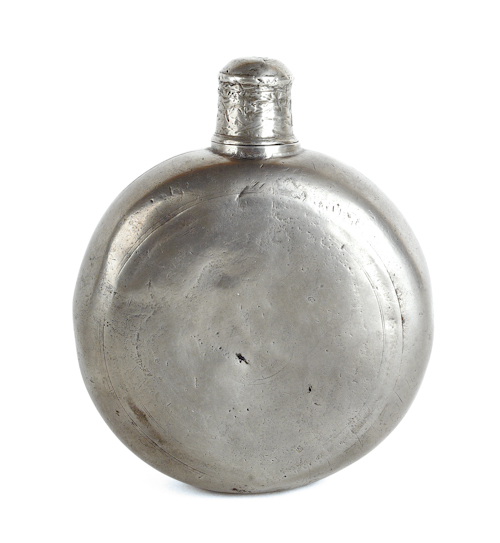 Lancaster Pennsylvania pewter flask 174bb9
