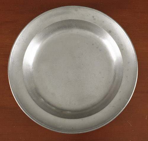 Philadelphia pewter deep dish ca. 1815