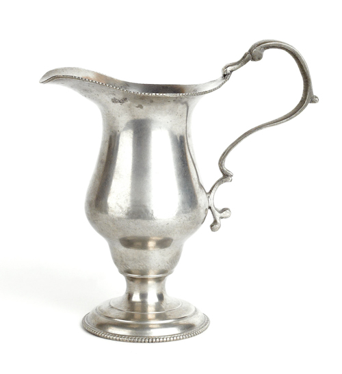 Philadelphia pewter creamer attributed 174bd0