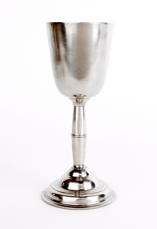 Philadelphia pewter chalice late 174bca