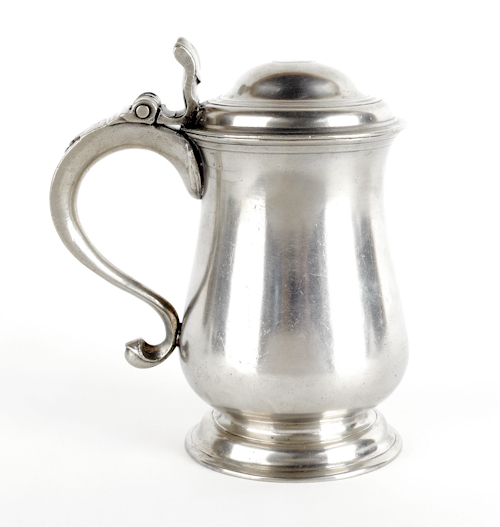 Philadelphia pewter tankard attributed 174bdb