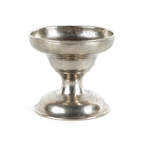 Philadelphia pewter salt attributed