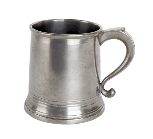 Baltimore Maryland pewter mug ca. 1825