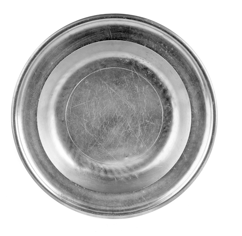 New York pewter shallow bowl ca  174bf6
