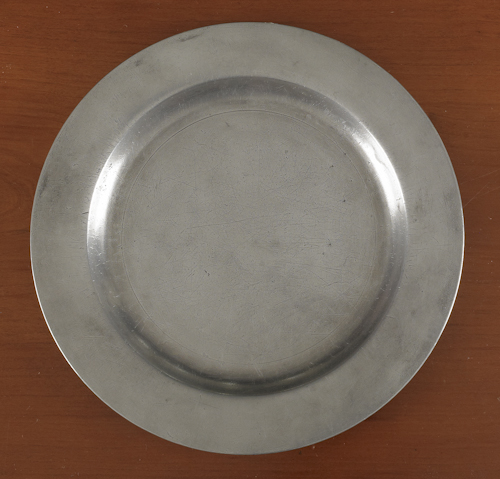 Southeastern Pennsylvania pewter plate