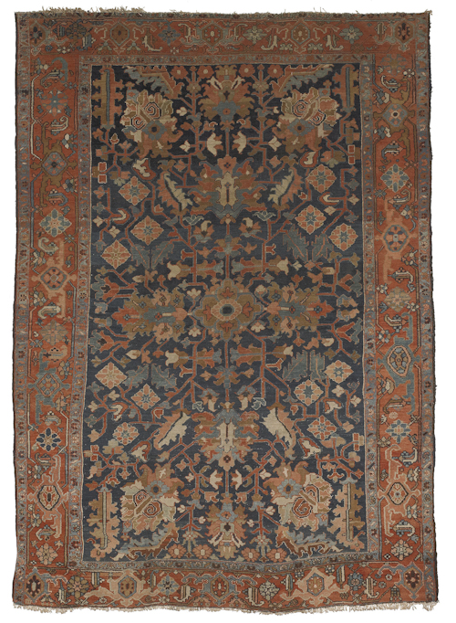 Heriz carpet ca. 1920 11' x 8'.