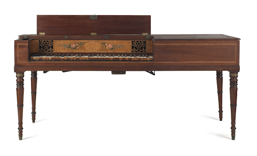 Regency mahogany pianoforte early 19th