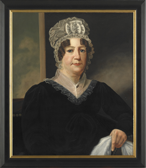 American oil on canvas portrait 174ca8