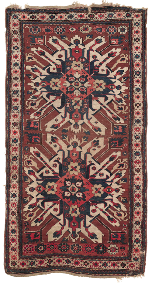 Eagle Kazak carpet early 20th c  174d56