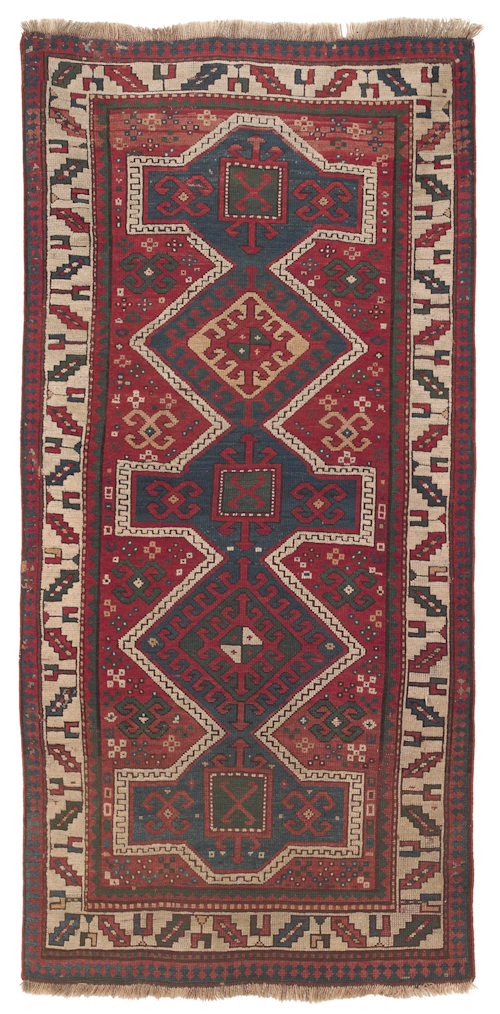 Kazak carpet ca 1910 6 10 x 3 6  174d6d