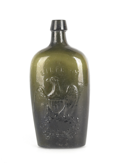 Willington Glass Co. olive green