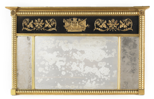 Regency giltwood over mantle mirror 174e45