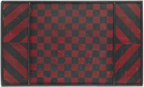 Painted pine checkerboard late 174f8e