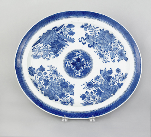 Chinese export porcelain blue and 174fd0