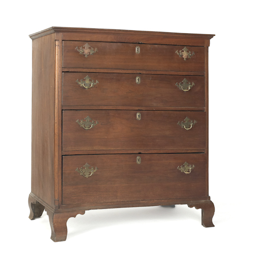 Mid Atlantic Chippendale walnut