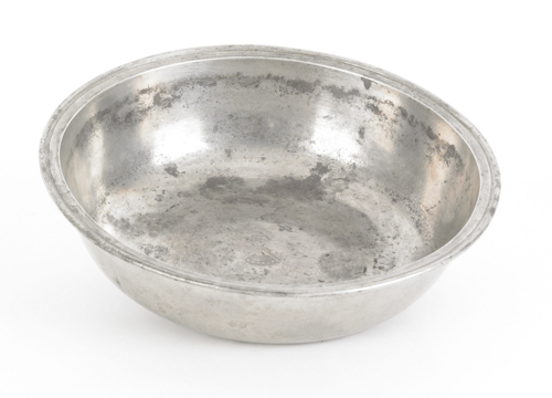 Providence Rhode Island pewter basin