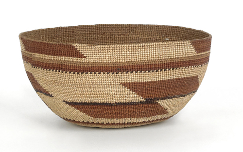 Northern California coiled basketry 175002