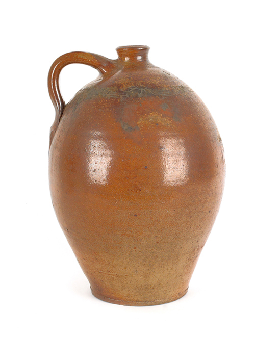 New Jersey stoneware jug 19th c  175022