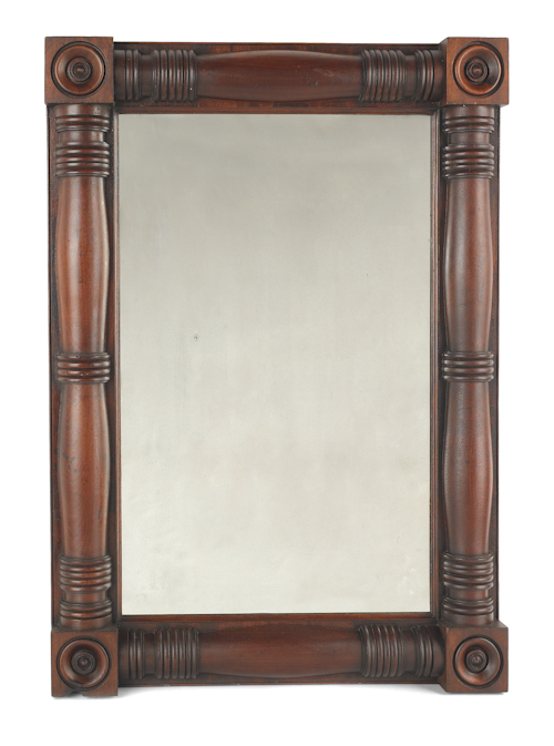 Sheraton walnut mirror ca 1820 175047