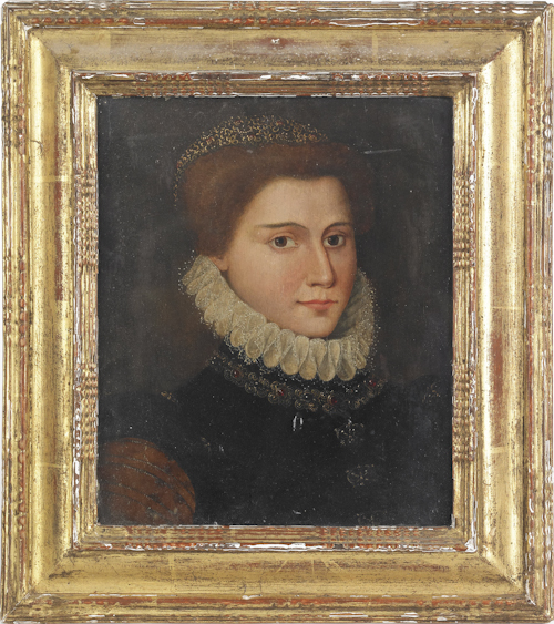 18th c. oil on canvas bust-length