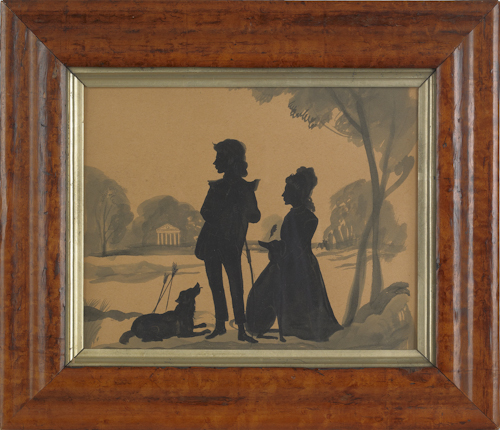 Watercolor silhouette ca. 1820