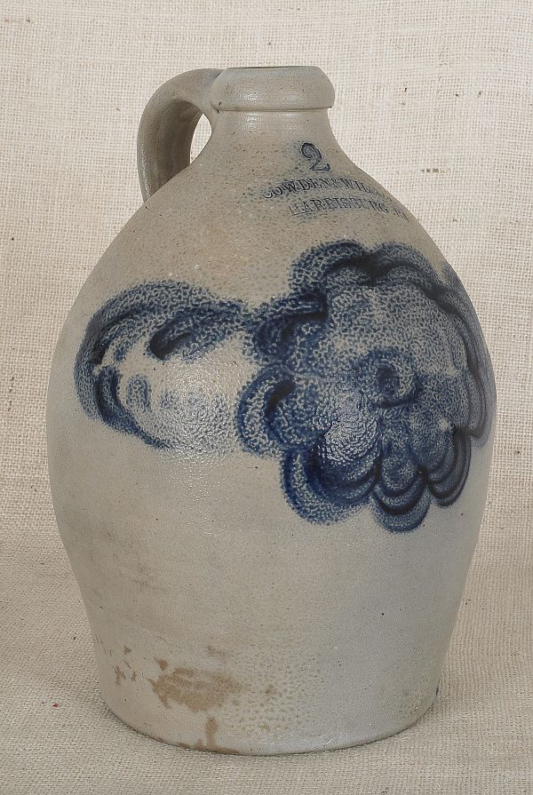 Pennsylvania two-gallon stoneware jug