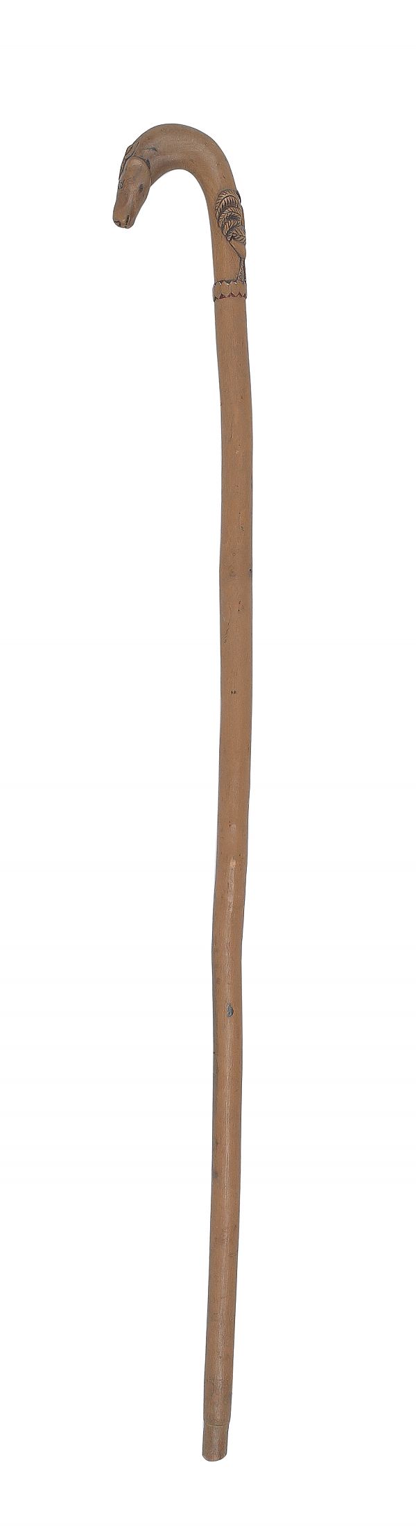 Pennsylvania carved walking stick 1750ef