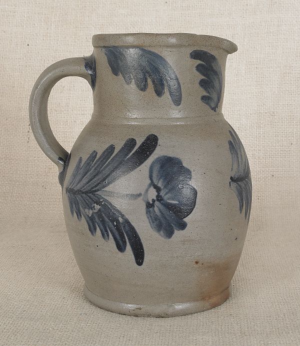 Pennsylvania stoneware pitcher 17512a