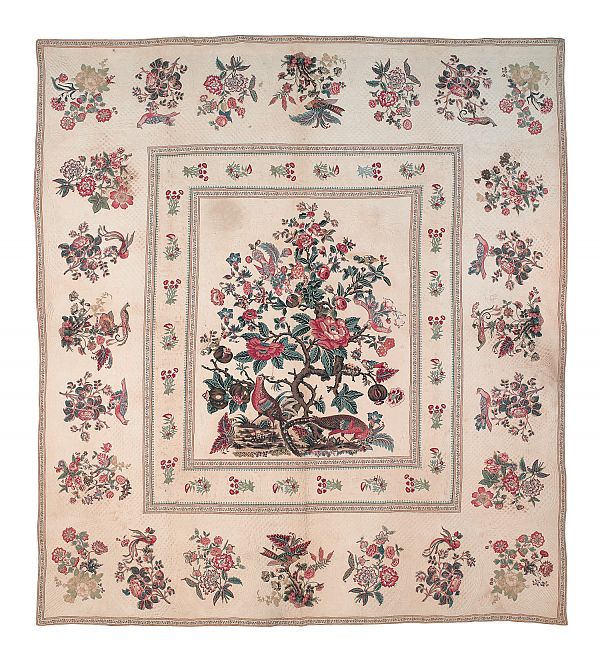 Appliqu broderie perse quilt 175132