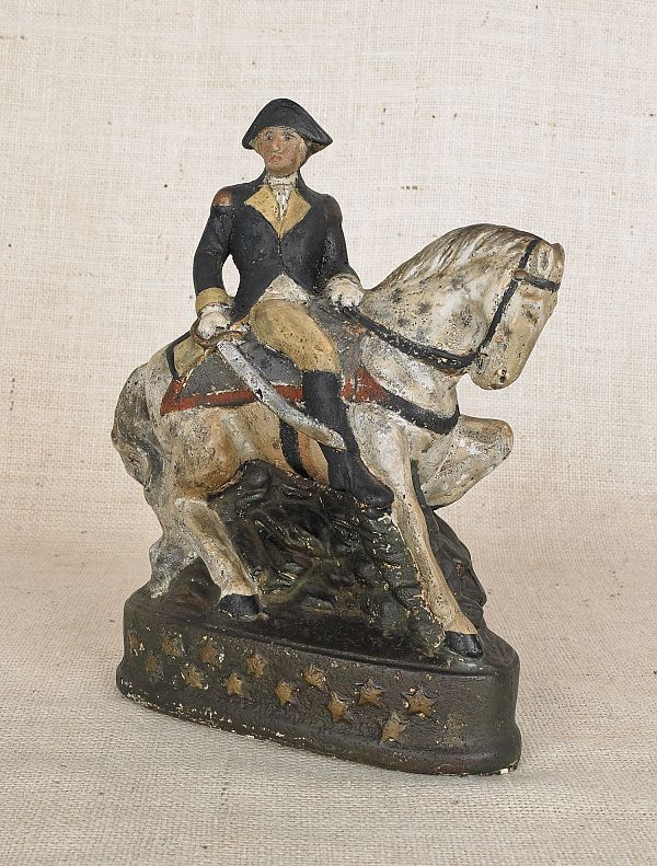 Chalkware figure of George Washington 17512e