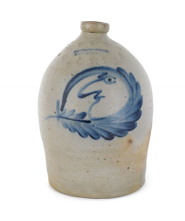 Pennsylvania two-gallon stoneware