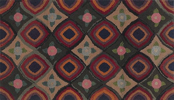 Pennsylvania hooked rug early 20th 175160