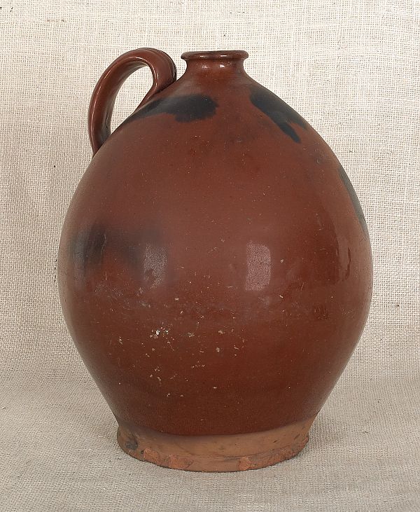 Pennsylvania redware jug 19th c  17516f
