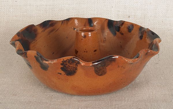 Pennsylvania redware food mold 175180